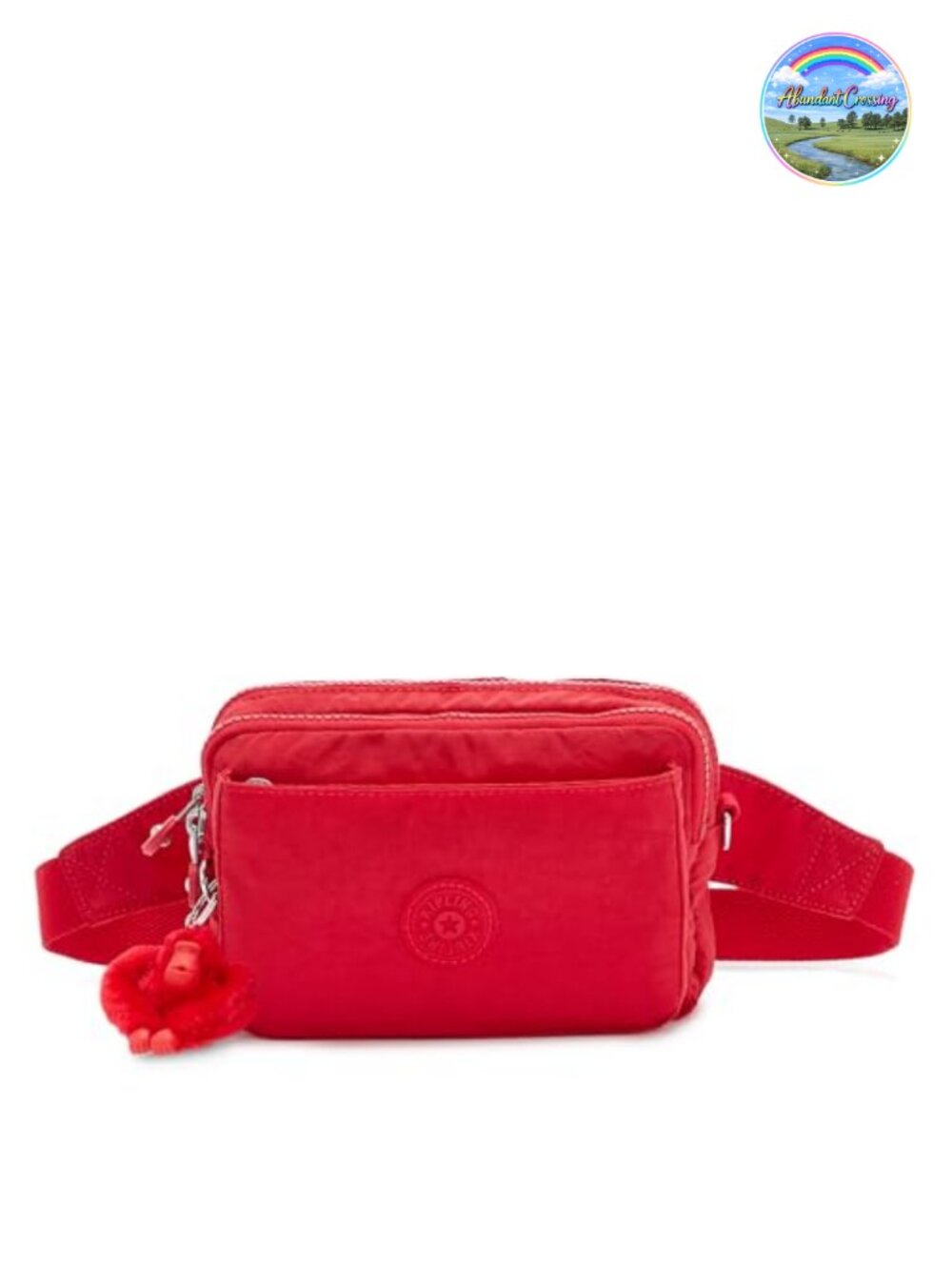 Kipling Abanu Medium Convertible Crossbody Bag Water Resistant Nylon Waist Pack